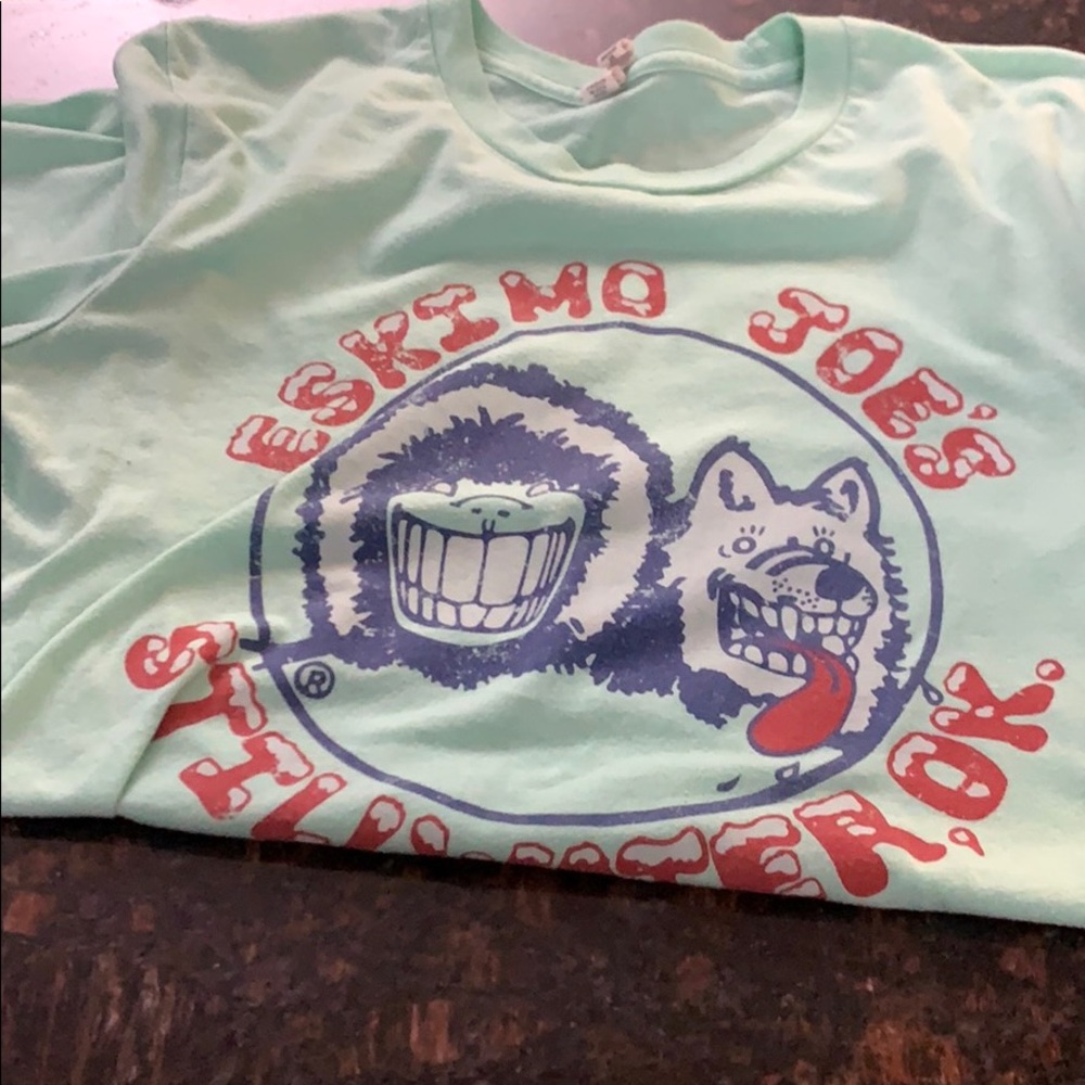 Eskimo joes short sleeve mint t-shirt